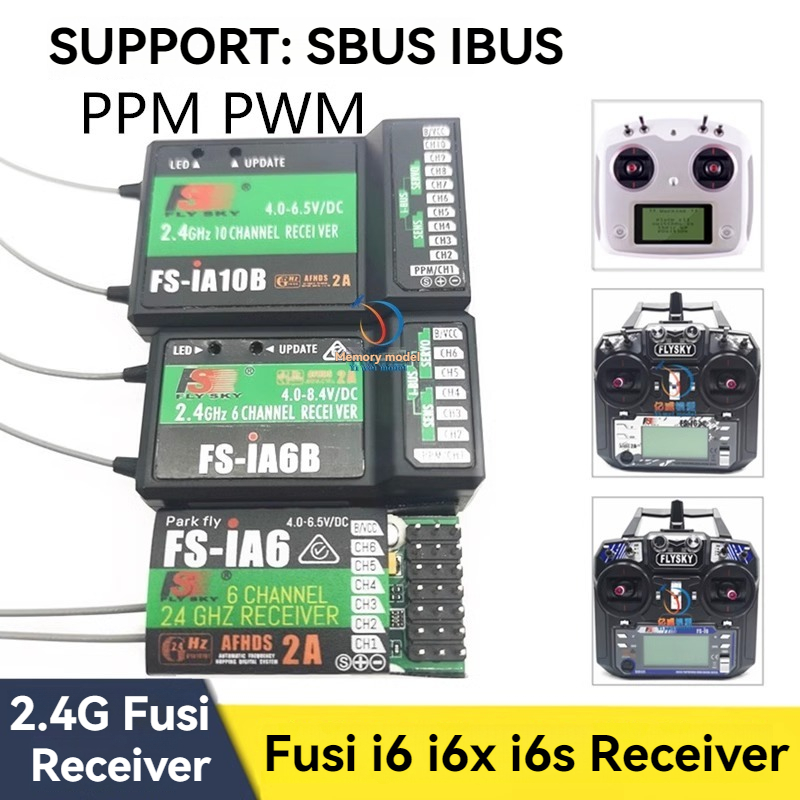 Drone Rc Remote - FUSI I6/i6X/i6S Fpv Receiver Compatible with