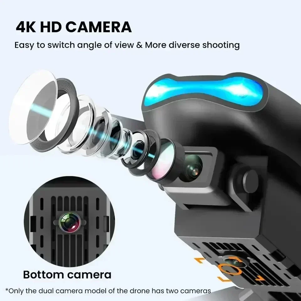 New E99Pro RC Drone 4K Profess - Drone Rc Foldable บทวิจารณ์และราคา