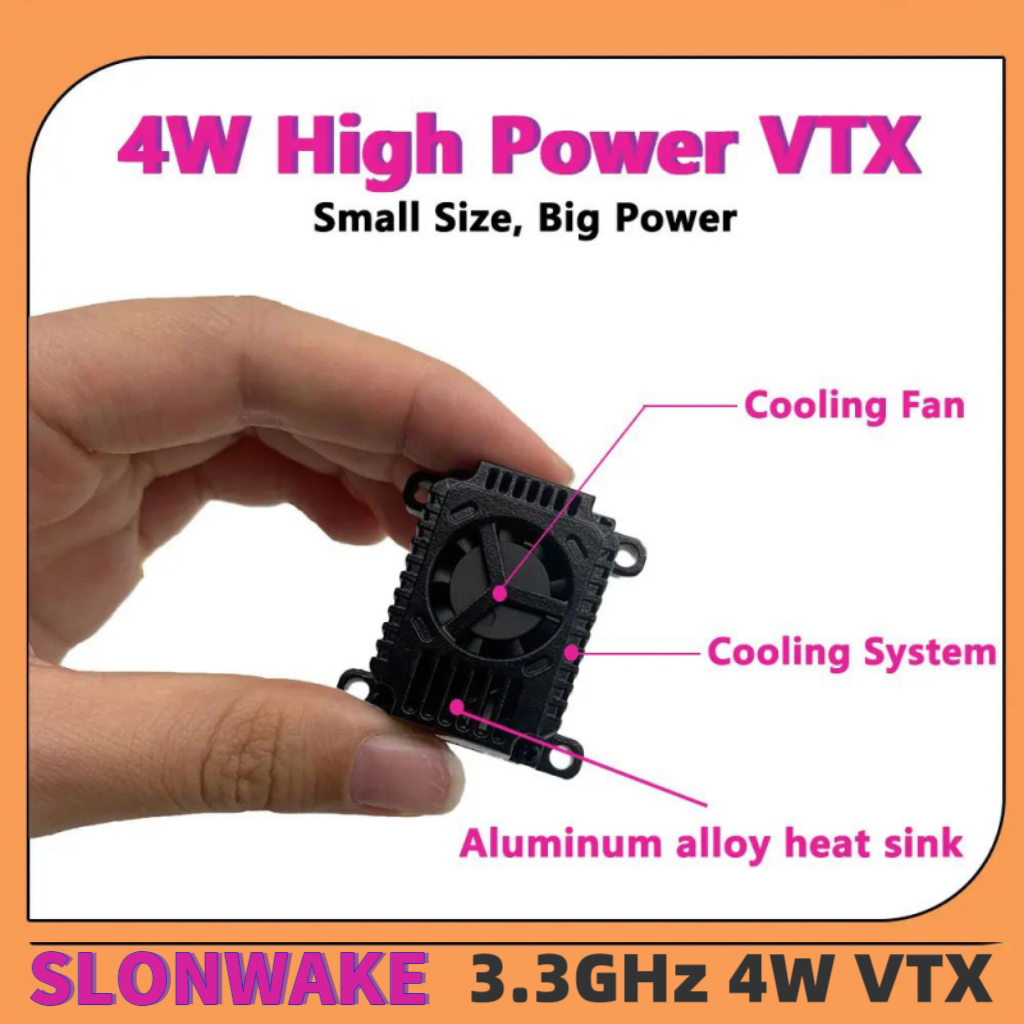 SLONWAKE FPV 3.3G 16CH 4000mW  - Fpv Antenna Receiver บทวิจารณ์และราคา