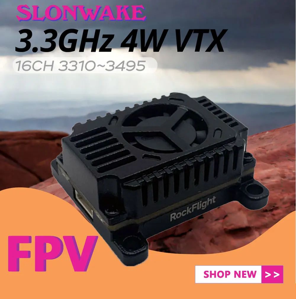 SLONWAKE FPV 3.3G 16CH 4000mW  - Fpv Antenna Receiver บทวิจารณ์และราคา