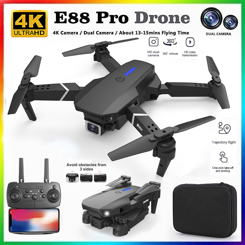 2026 NEW E88 Professional HD 4 - Drone Rc Foldable บทวิจารณ์และราคา