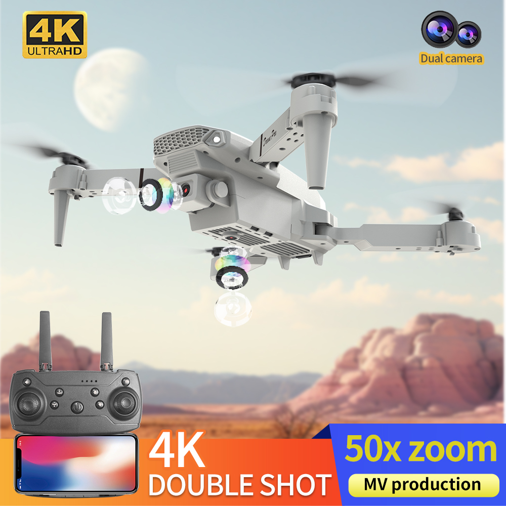 2026 NEW E88 Professional HD 4 - Drone Rc Foldable บทวิจารณ์และราคา