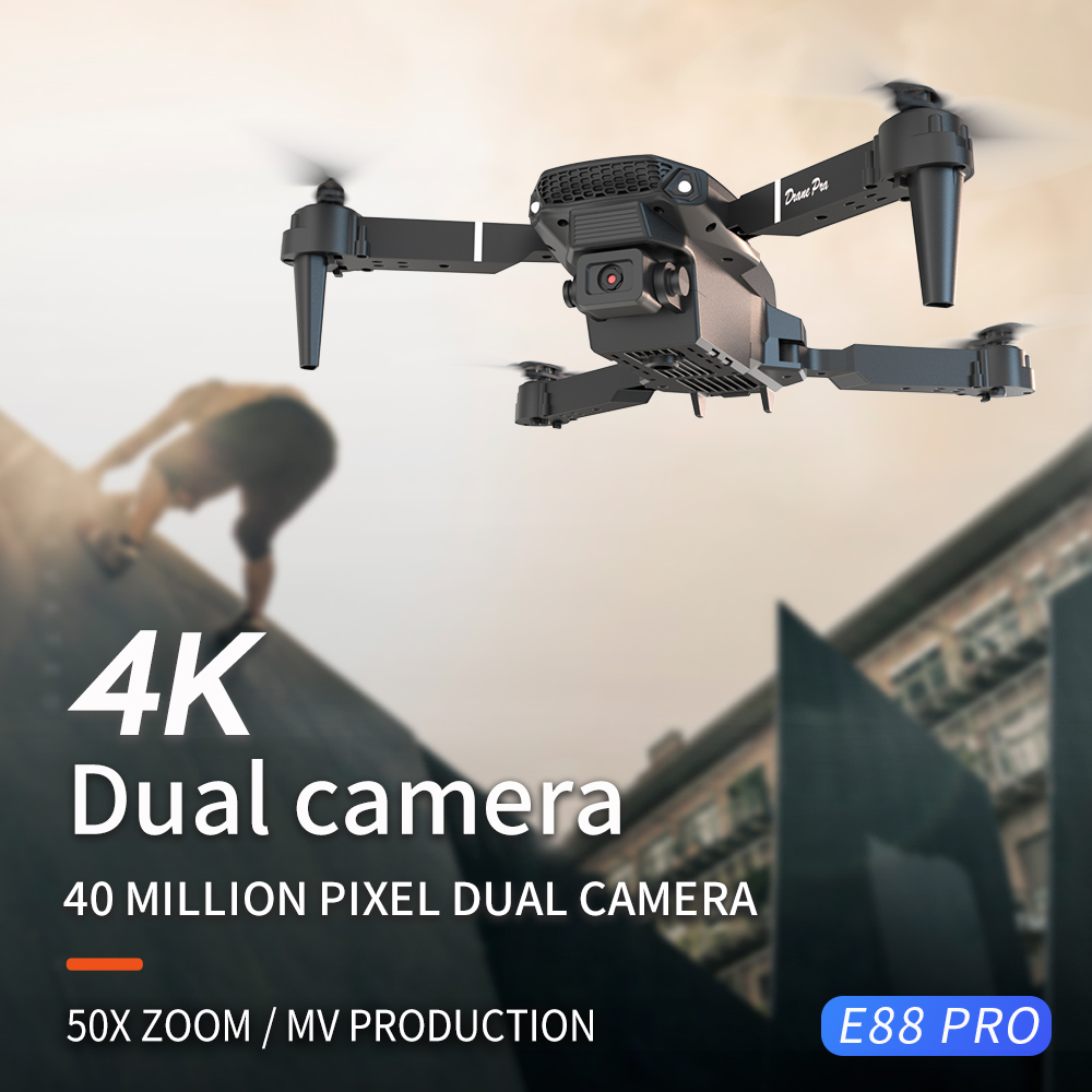 2026 NEW E88 Professional HD 4 - Drone Rc Foldable บทวิจารณ์และราคา