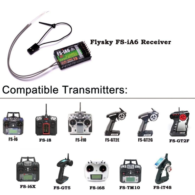 Flysky FS-IA6 Receiver 6CH Dua - Fpv Antenna Receiver บทวิจารณ์และราคา