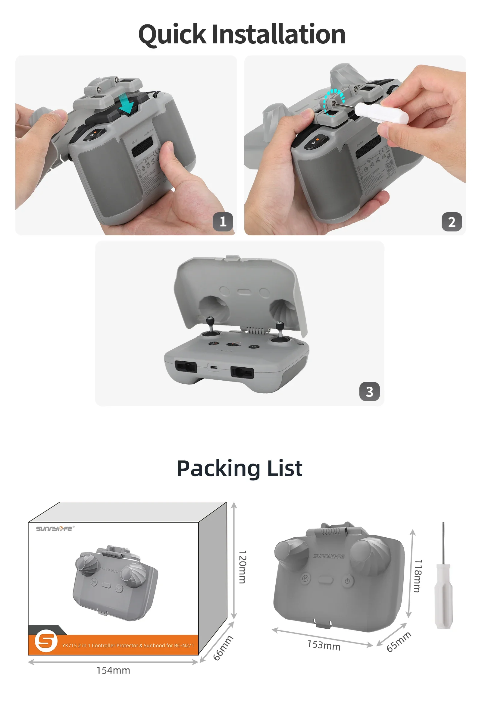 2 in 1 Controller Protector Su - Drone Dji Rc Mini 3 บทวิจารณ์และราคา
