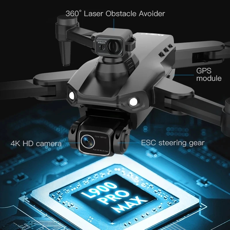 L900 Pro MAX GPS Drone 4K Prof - Drone Rc Foldable บทวิจารณ์และราคา
