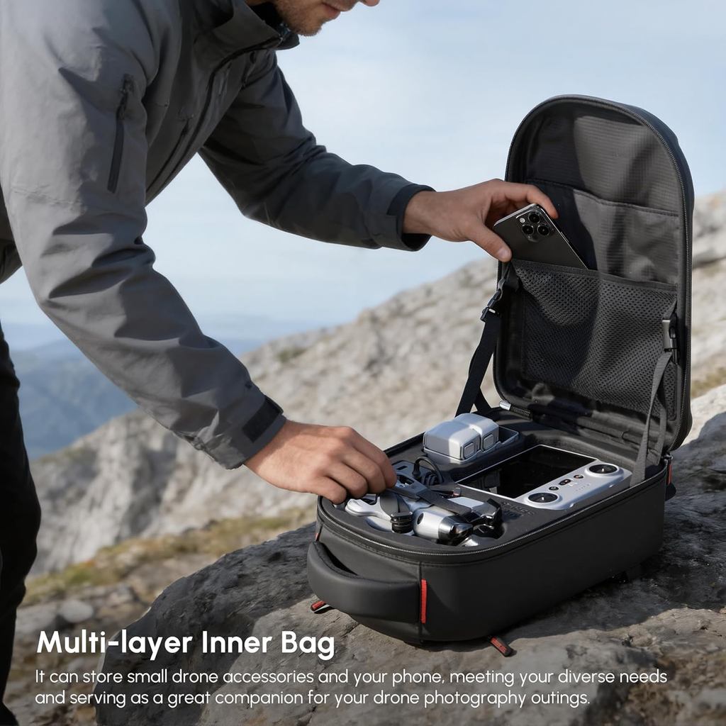 Waterproof Hard Carrying Backp - Drone Dji Rc Mini 3 บทวิจารณ์และราคา