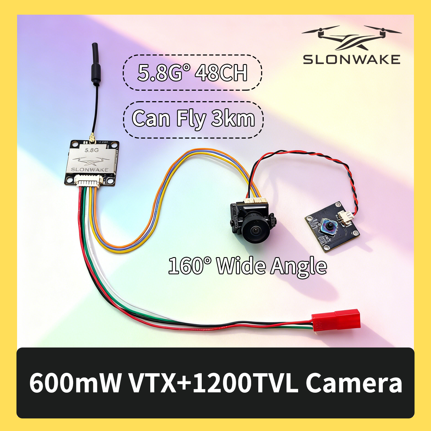 SLONWAKE 5.8G 600mW 7-24V FPV  - Drone Rc Remote บทวิจารณ์และราคา