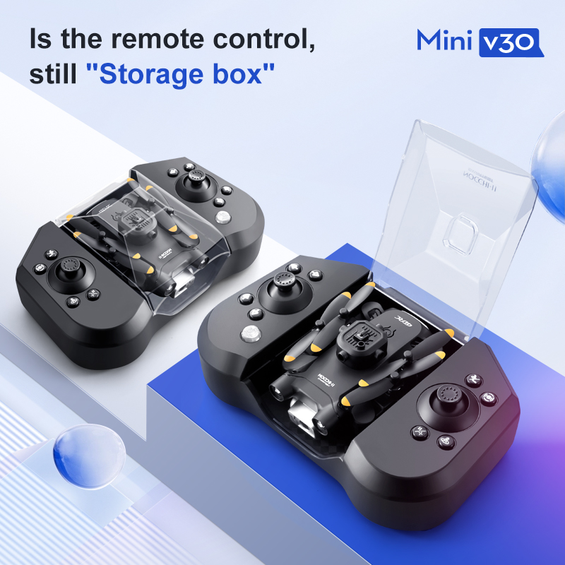 Mini V30 WiFi FPV Drone With 4 - Drone Rc Foldable บทวิจารณ์และราคา
