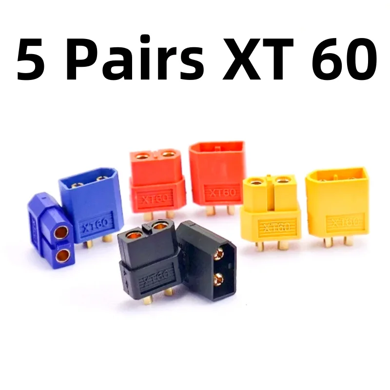 5 Pairs XT60 Yellow Blue Black - Drone Rc Remote บทวิจารณ์และราคา