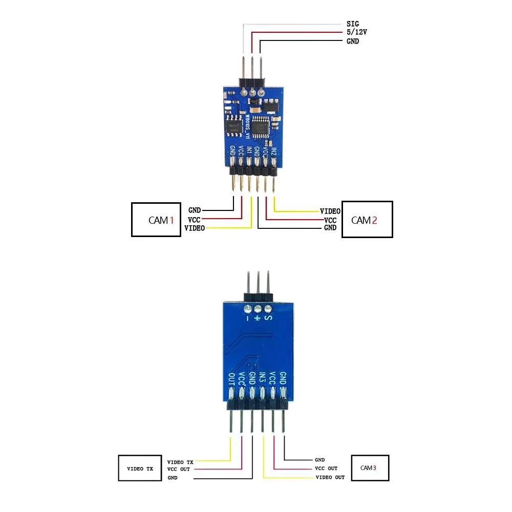 5.8G 3 Channel Video Switcher  - Drone Rc Remote บทวิจารณ์และราคา