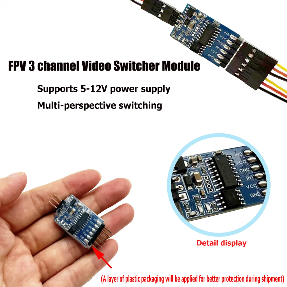 5.8G 3 Channel Video Switcher  - Drone Rc Remote บทวิจารณ์และราคา