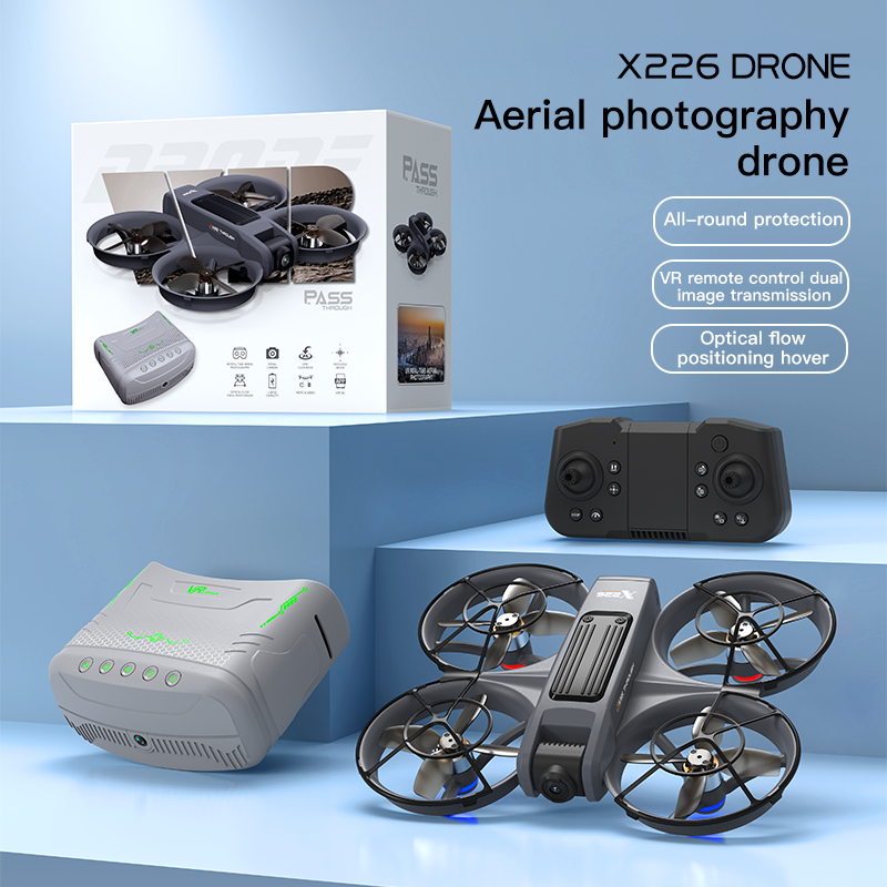 X226 VR FPV Drone 4K HD Dual C - Drone Vs Rc Helicopter บทวิจารณ์และราคา