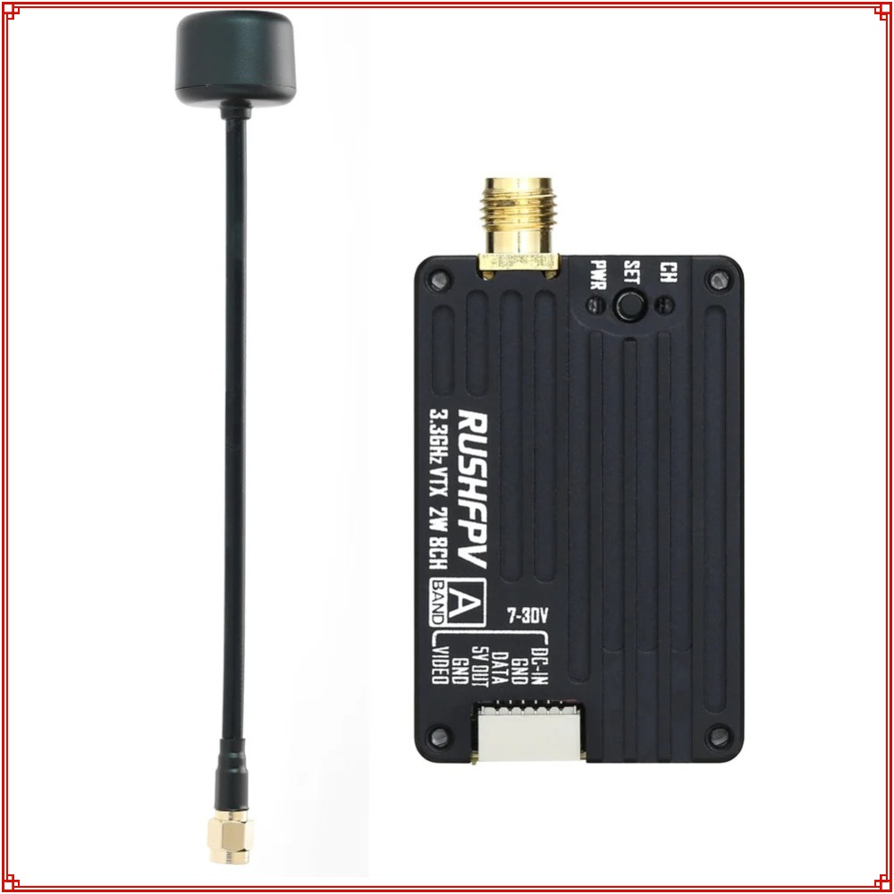 2026 New RUSHFPV 3.3G 2W VTX T - Fpv Antenna Receiver บทวิจารณ์และราคา