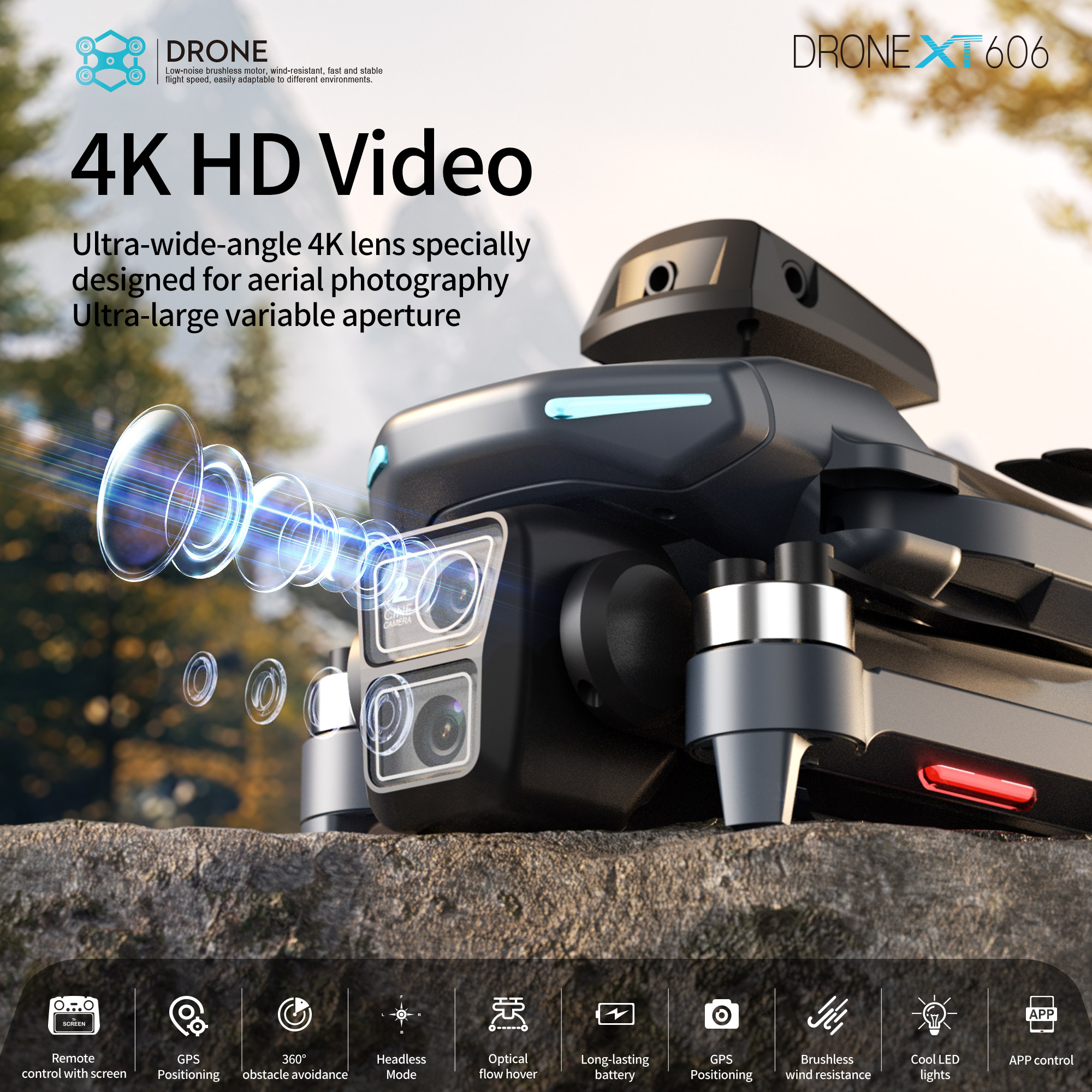 XT606 MAX GPS NEW Drone 8k Pro - Drone Dji Rc Mini 3 บทวิจารณ์และราคา
