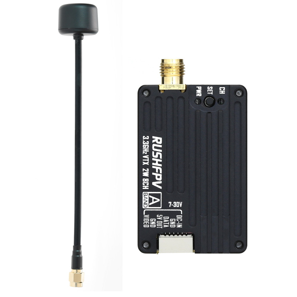 RUSHFPV 3.3G 2W VTX Transmitte - Fpv Antenna Receiver บทวิจารณ์และราคา