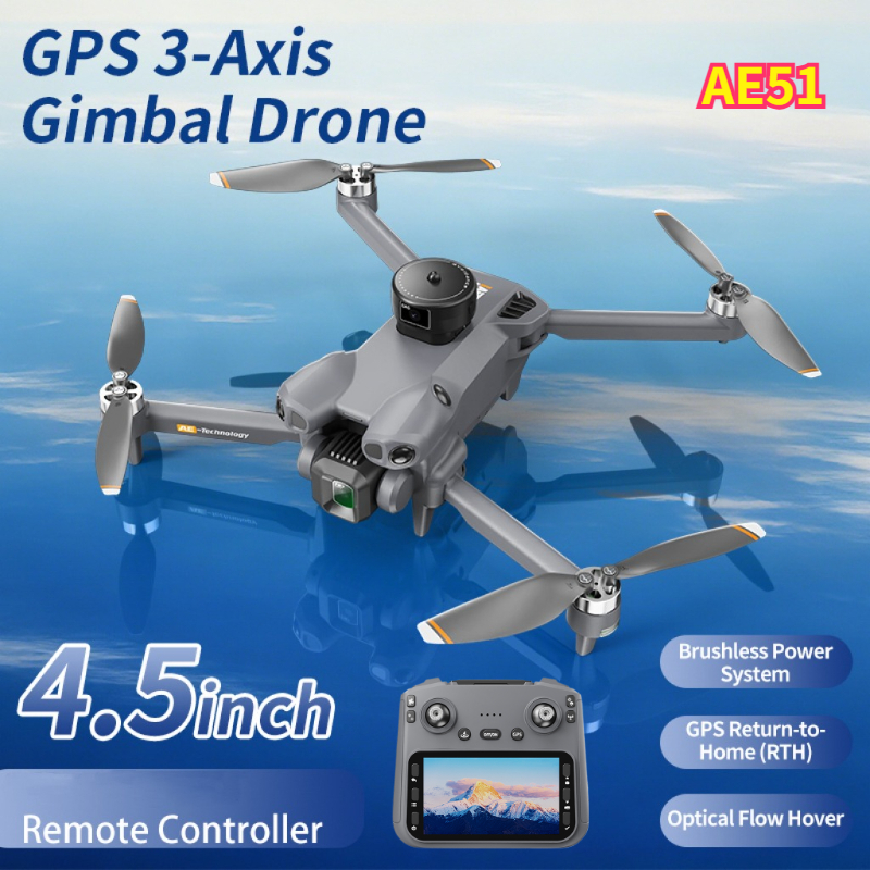 2026 New AE51 RC FPV Drone GPS - Drone Rc Foldable บทวิจารณ์และราคา