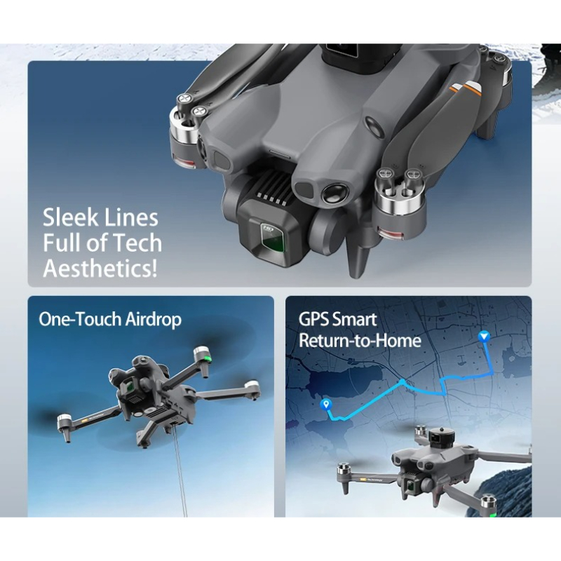 2026 New AE51 RC FPV Drone GPS - Drone Rc Foldable บทวิจารณ์และราคา