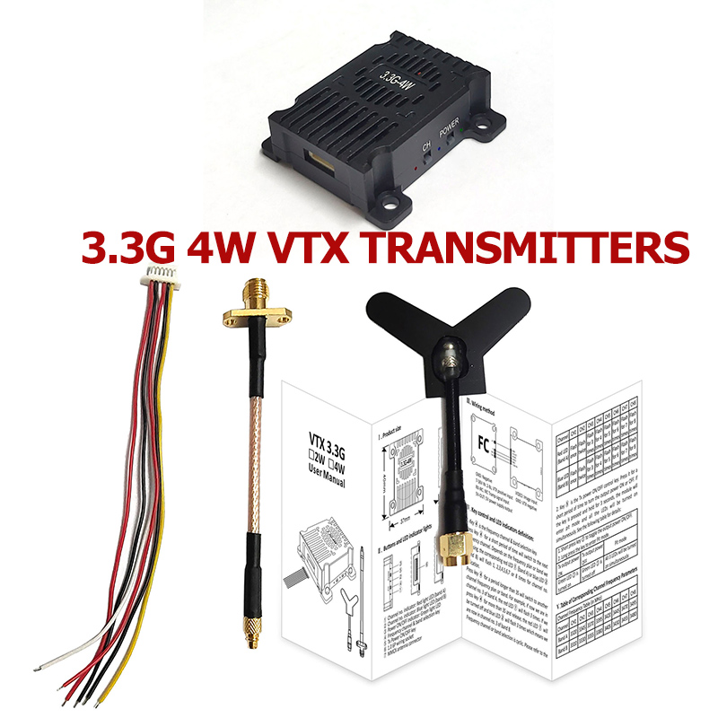 3.3GHz 3.3G 4W FPV Drones Mode - Fpv Antenna Receiver บทวิจารณ์และราคา