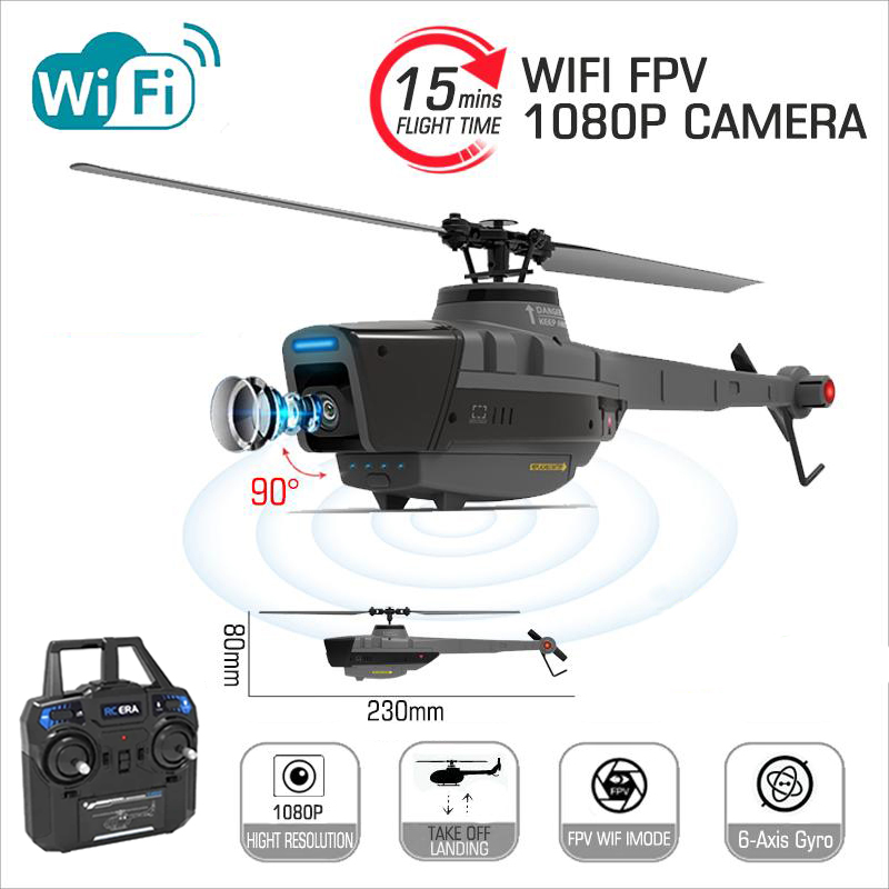 C128 2.4G RC Helicopter 4 Prop - Drone Vs Rc Helicopter บทวิจารณ์และราคา