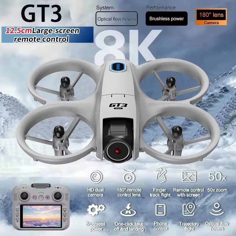 Original NEW GT3 Drone 8K GPS  - Drone Gt3 Rc บทวิจารณ์และราคา