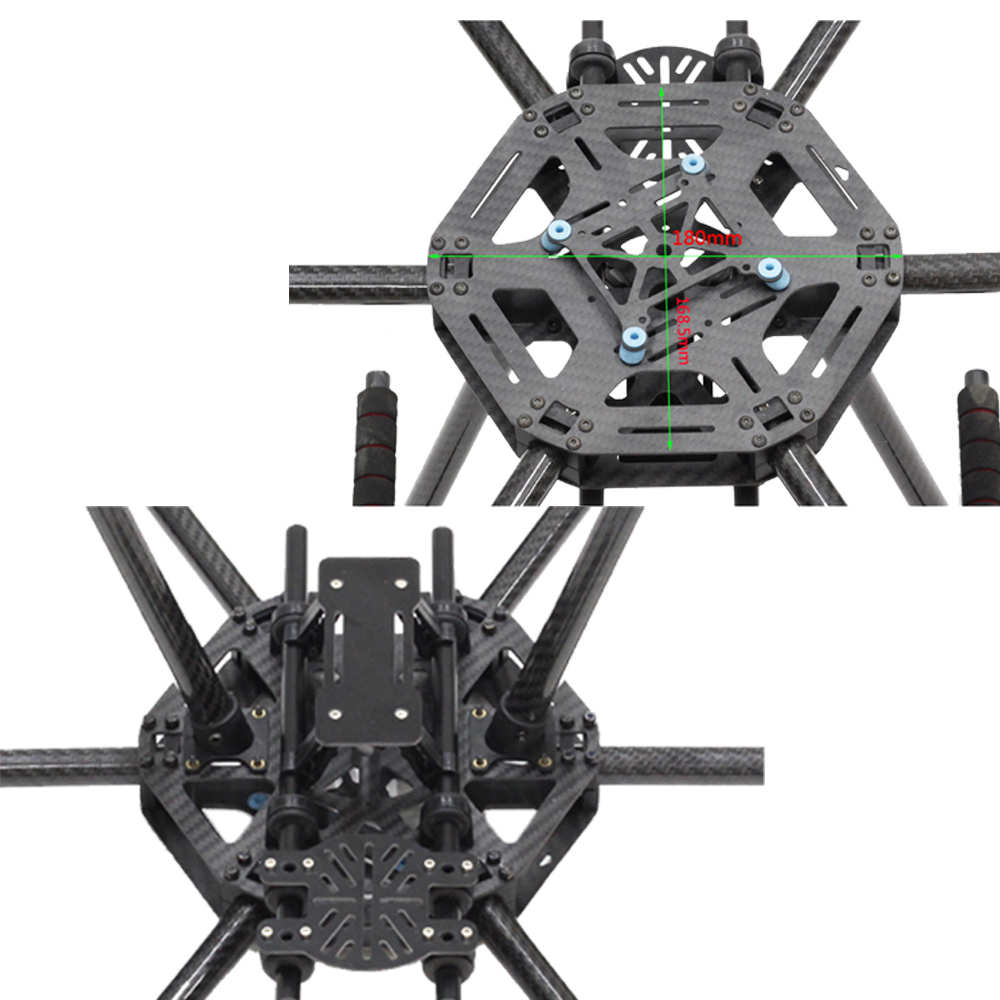 X6-X600  600mm FPV Hexacopter  - Heavy Lift Drone Frame บทวิจารณ์และราคา