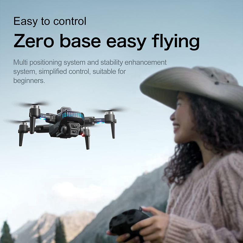 New XT555 GPS RC Drone Cam Pro - Drone Rc Foldable บทวิจารณ์และราคา