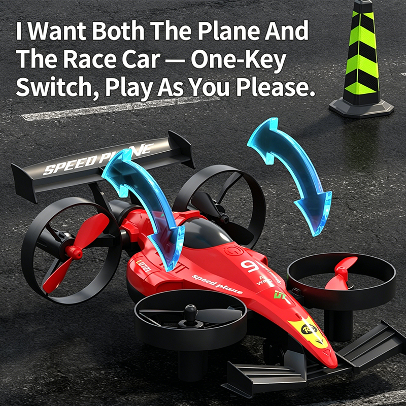 Drone 2 In 1 Flying RC Car Hel - Drones Vs Rc Cars บทวิจารณ์และราคา