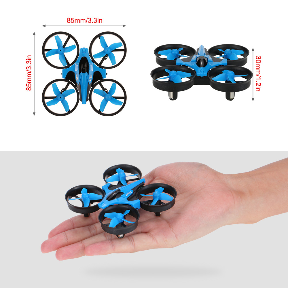 Newest Mini Drone JJRC H36 RC  - Drone Vs Rc Helicopter บทวิจารณ์และราคา