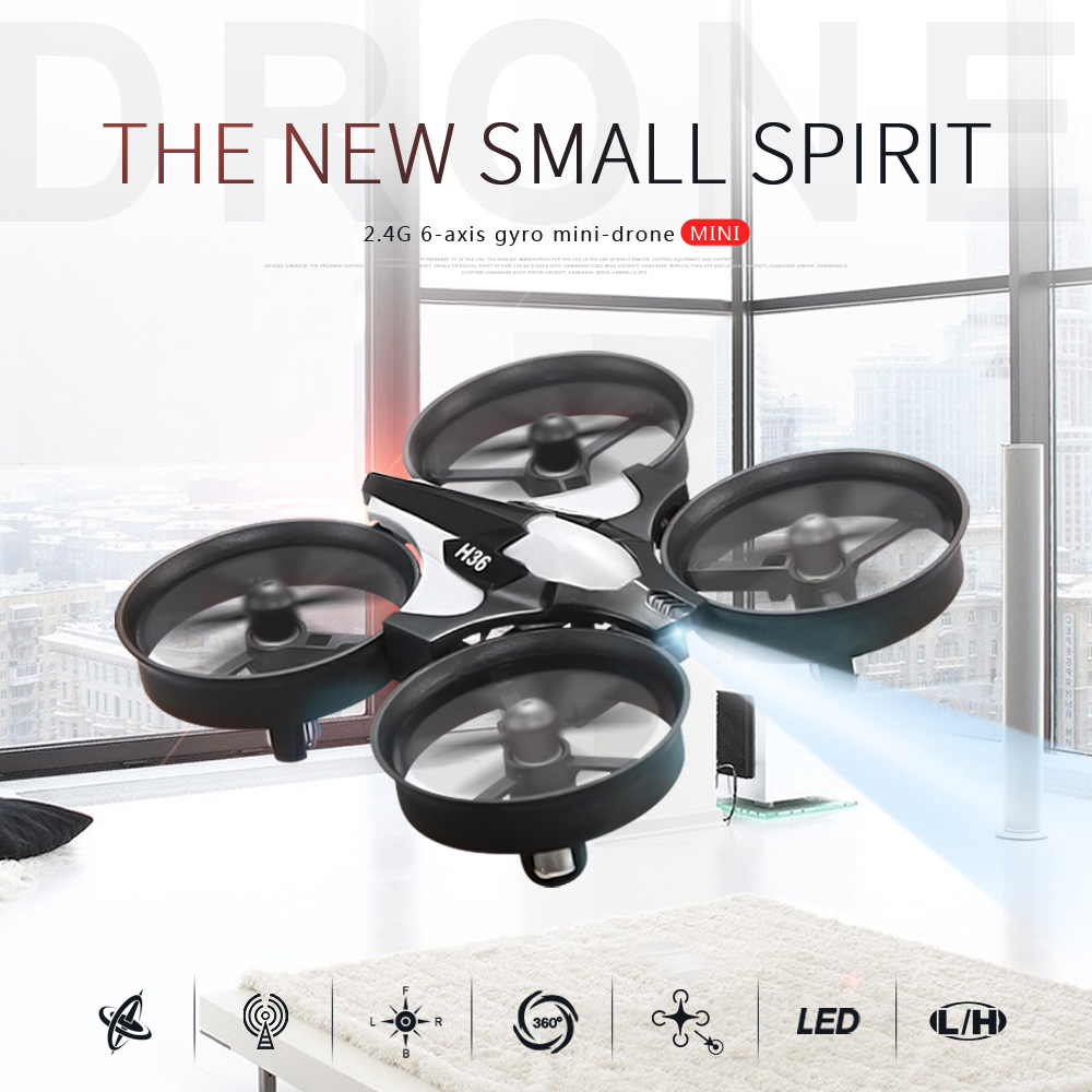 jjrc H36 Mini Drone 3D Flip He - Drone Vs Rc Helicopter บทวิจารณ์และราคา