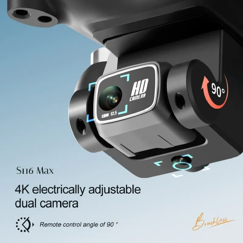 S116 MAX Elf Drone 8K Professi - Drone Rc S116 บทวิจารณ์และราคา