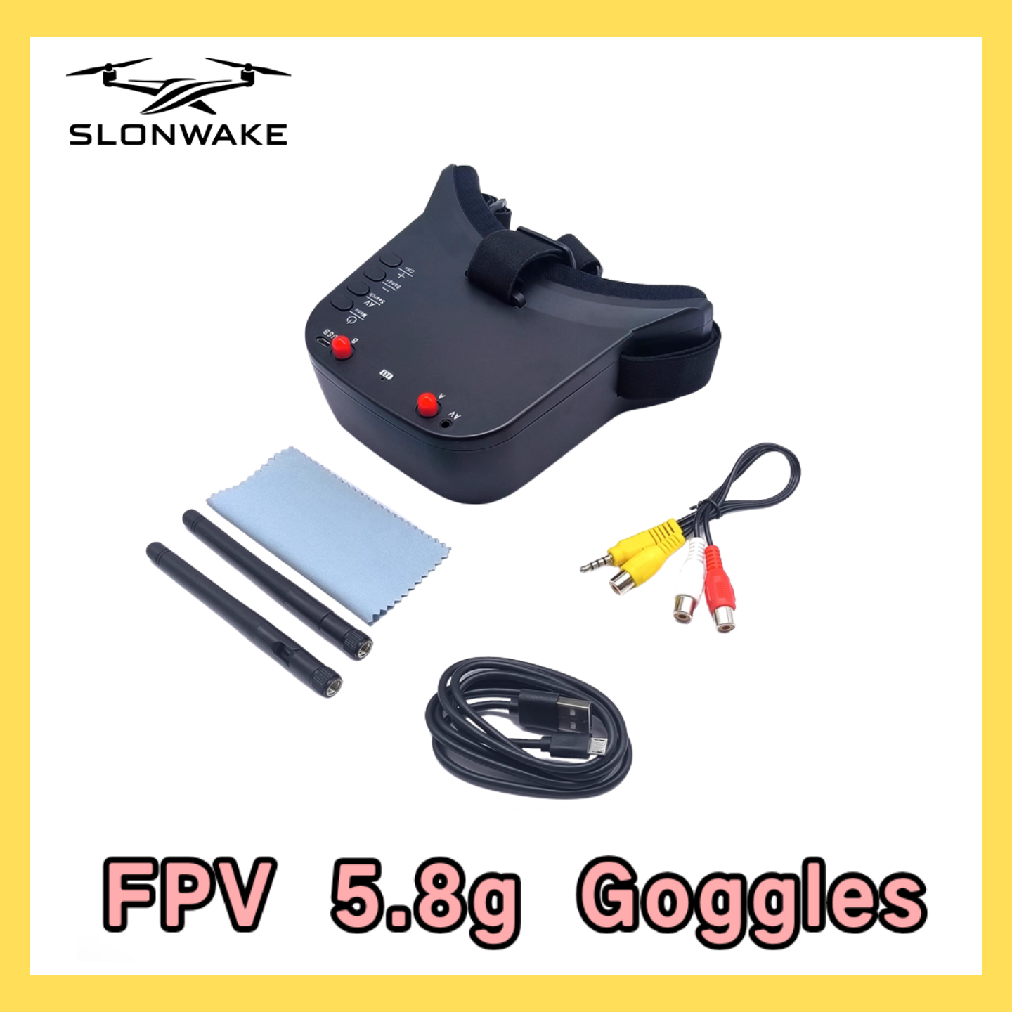 SLONWAKE 5.8G 48CH FPV 400mw V - Drone With Rc Remote บทวิจารณ์และราคา