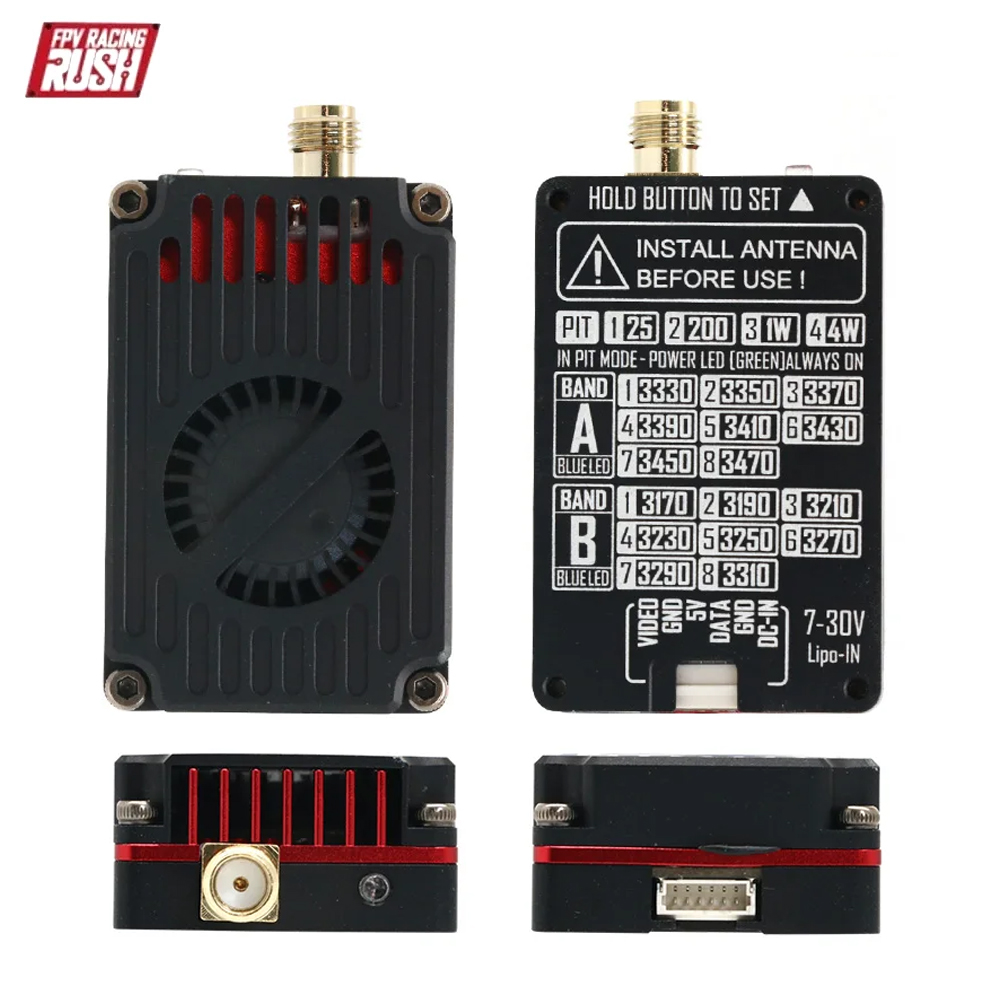 Rush Fpv Rushfpv 3.3G 4W Vtx T - Fpv Antenna Receiver บทวิจารณ์และราคา