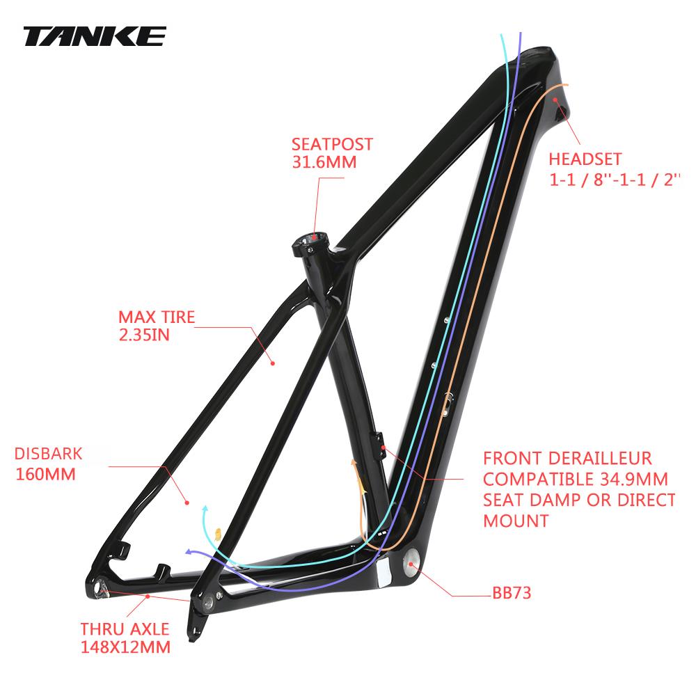TANKE 29er Carbon Mountain Bik - Heavy Lift Drone Frame บทวิจารณ์และราคา