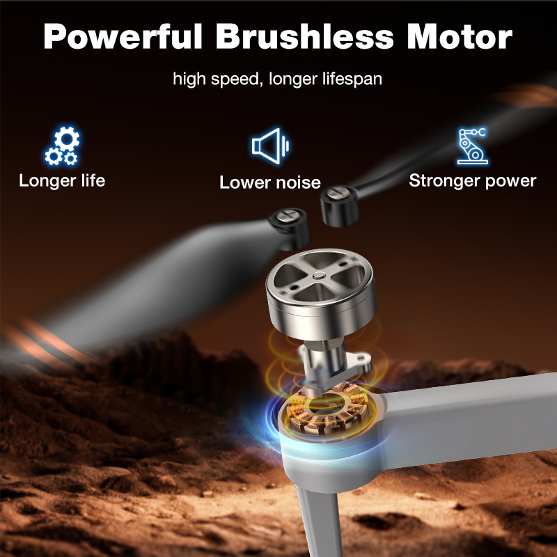 NEW Hot L017 Pro Drone Brushle - Drone Rc Foldable บทวิจารณ์และราคา