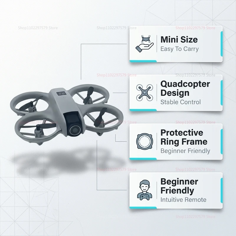 Mini Drone with 8K HD Camera F - Drone Rc Foldable บทวิจารณ์และราคา